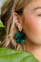 West Palm green earrings